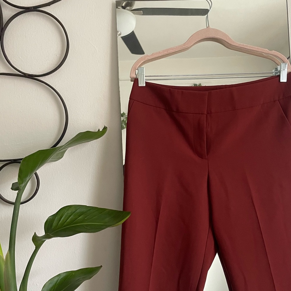 Ann Taylor Factory High Waisted Flared Work Pants
